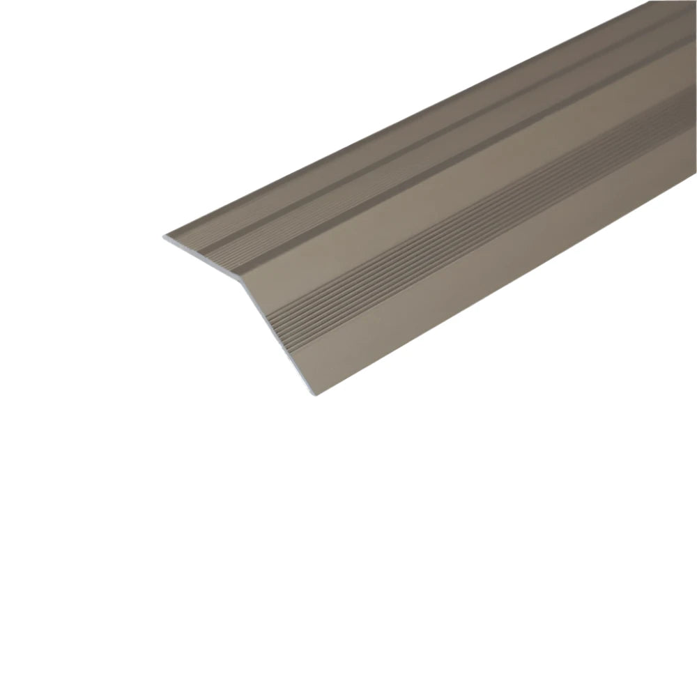 A39 37mm Champagne Aluminium Door Threshold Ramp Profile