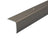 Champagne A41 35 x 35mm Aluminium Non Slip Ribbed Treads Stair Nosing Edge Trim