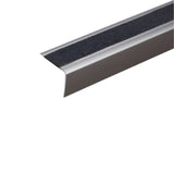  Anodised Aluminium Non Slip Stair Nosing Edge Trim With Tape