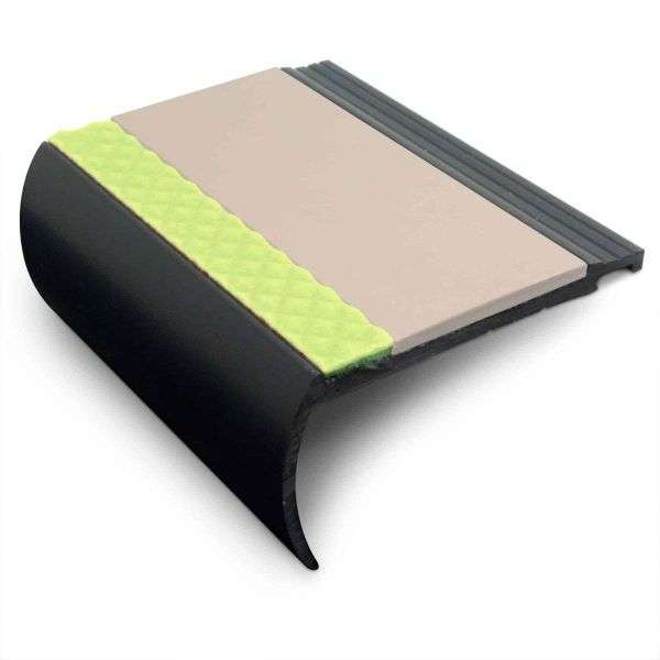 AHB 72 x 38mm Aluminator® Heavy Duty PVC Non Slip Stair Nosing