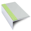 ASL01 56x32mm Aluminium Non Slip Stair Nosing Edge Trim With Pvc Insert