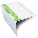 ASL26 67x55mm DDA Compliant Aluminium Non Slip Stair Nosing Edge Trim With Pvc Insert