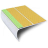 ASL29 87x40mm Tredsafe Aluminium Non Slip Stair Nosing Edge Trim With Pvc Insert
