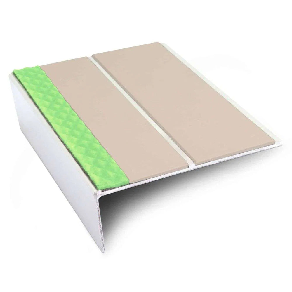 Aluminium Non Slip Stair Nosing Edge Trim With Pvc