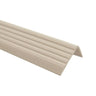 Beige PVC Non Slip 735-ND Flexible Anti-Slip Self-Adhesive Stair Nosing 