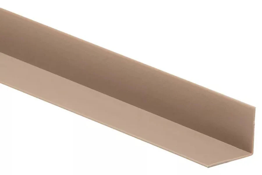 Self-Adhesive Flexible PVC Skirting Board 28×24mm – 5m Soft Floor & Wall Edge Trim, Wood Effect