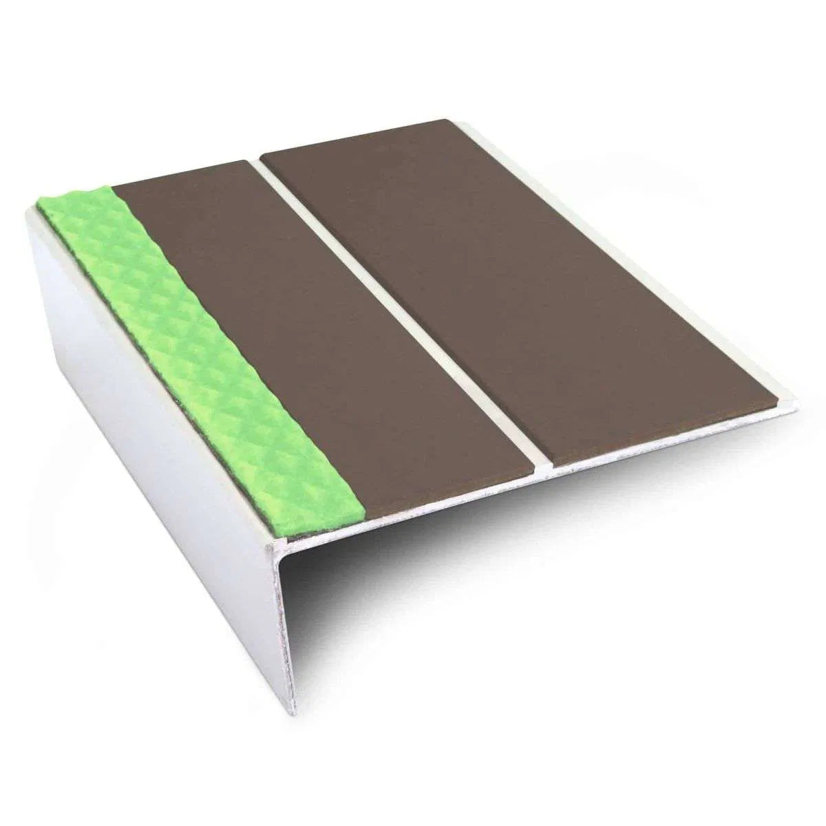 Aluminium Non Slip Stair Nosing Edge Trim With Pvc