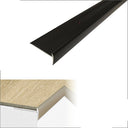 Black C27 Aluminium LVT Stair nosing Edge for Flooring 