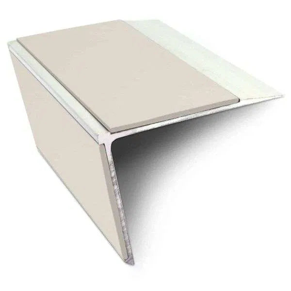 NSL28 Canvas DDA Compliant Aluminium Non Slip Stair Nosing Edge Trim With Pvc Insert