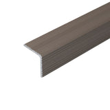 Champagne Cayrus Aluminium A35 20 x 20mm Aluminium Non Slip Ribbed Treads