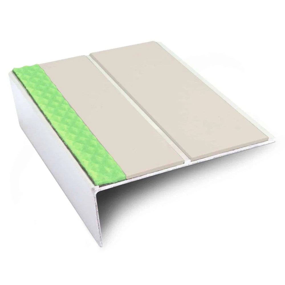 Aluminium Non Slip Stair Nosing Edge Trim With Pvc