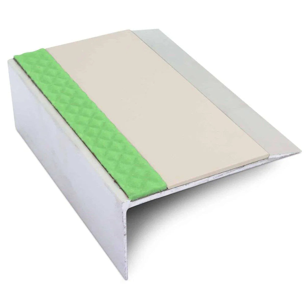  Aluminium Non Slip Stair Nosing Edge Trim With Pvc 