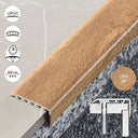D-K0100 Pvc Wood Effect Stair Nosing Edge Trim ( 45 x 22mm )