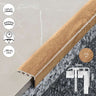 D-K0200 Pvc Wood Effect Stair Nosing Edge Trim ( 30 x 30mm )