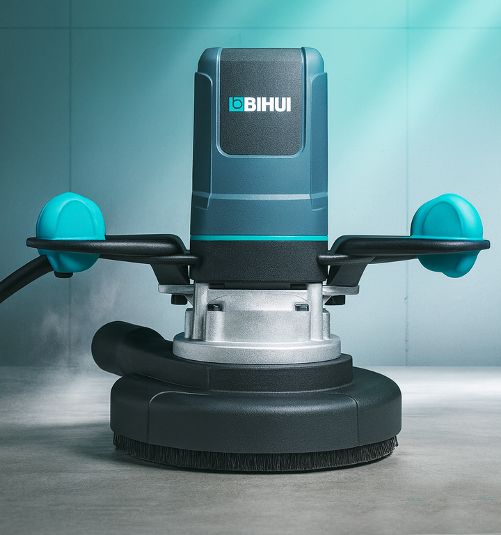 Bihui 1900W Concrete Grinder with Dual row Diamond Disc 180 mm
