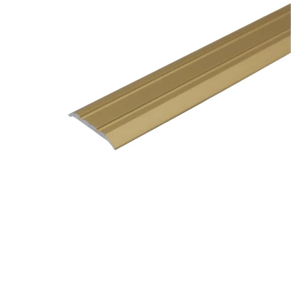 A12 25mm Gold Cayrus Aluminium Flat Door Threshold Strip