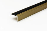 Anti-slip aluminium stair nosing with concealed screw fix for residential and commercial stairs