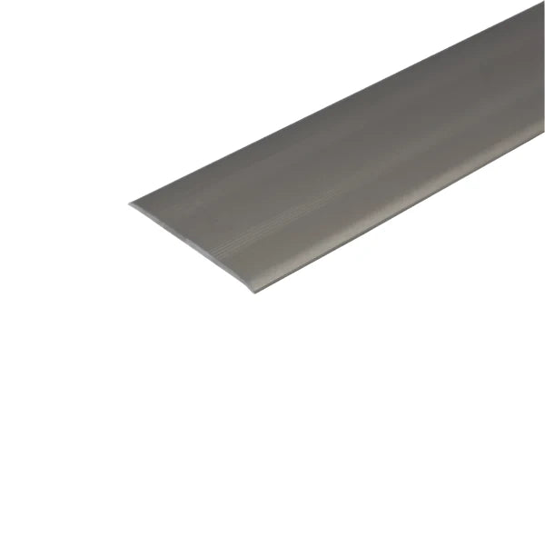 A08 35mm Anodised Aluminium Flat Door Threshold Strip Profile in inox color