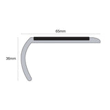 NSP – 56 x 32.5mm Slimline Hard Nose PVC Tredsafe Non Slip Stair Nosing