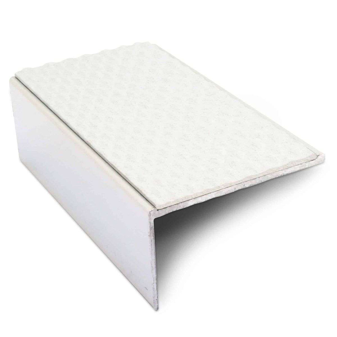 NSL01 Tredsafe 56 x 32mm Aluminium Non Slip Stair Nosing Edge Trim With Pvc Insert