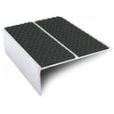 NSL09 Tredsafe 85 x 32mm Aluminium Non Slip Stair Nosing Edge Trim With Pvc Insert