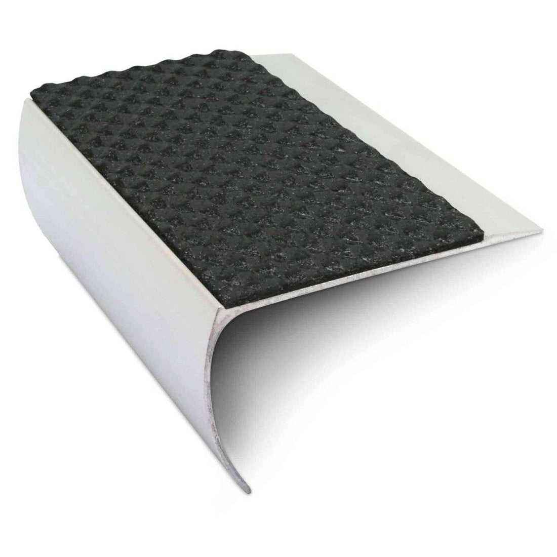 NSL25 Tredsafe 69 x 40mm Aluminium Non Slip Stair Nosing Edge Trim With PVC Insert