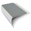 NSL25 Tredsafe 69 x 40mm Aluminium Non Slip Stair Nosing Edge Trim With PVC Insert