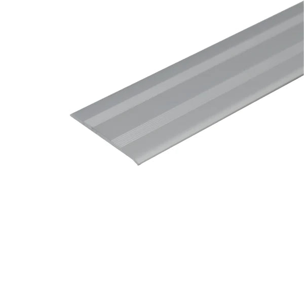 Silver Aluminium Flat Door Threshold Profile A08 35mm 